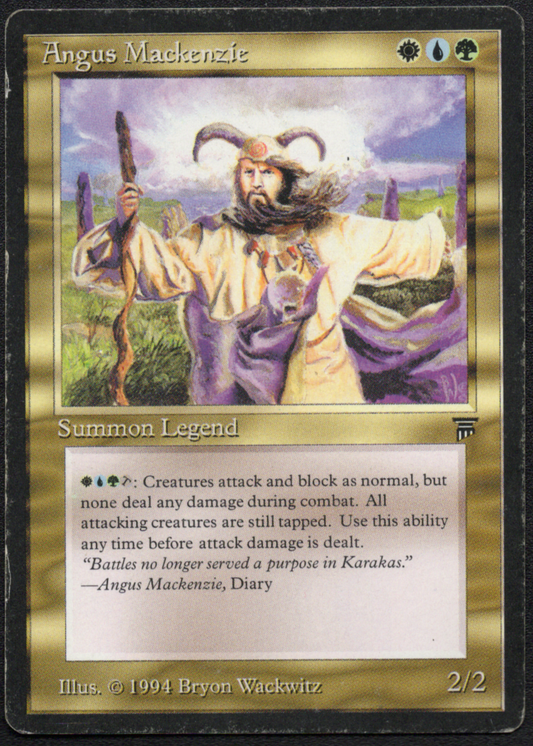 Angus Mackenzie Legends MP