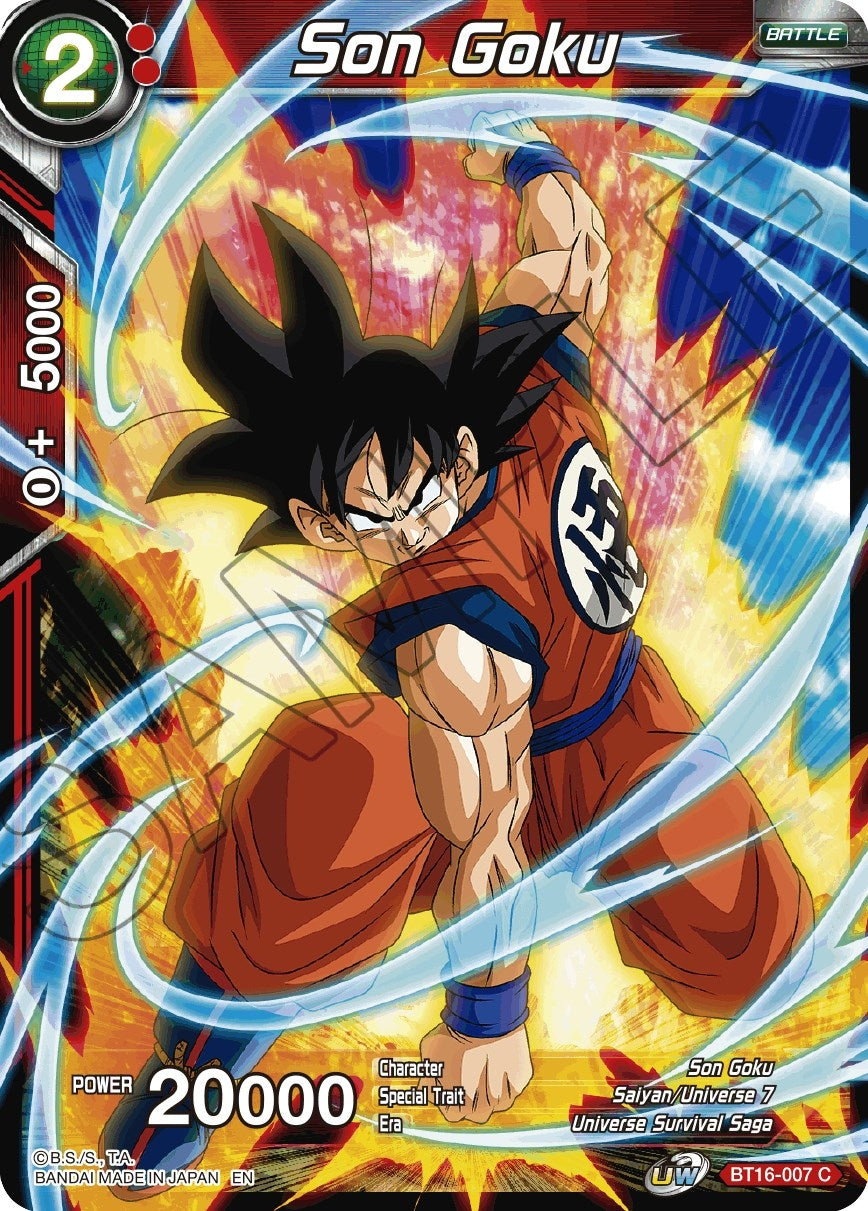 Son Goku (BT16-007) (Realm of the Gods) (DBS-B16)