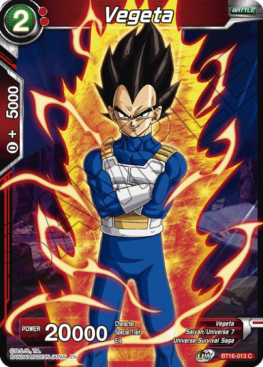 Vegeta (BT16-013) (BT16-013) (Realm of the Gods) (DBS-B16)