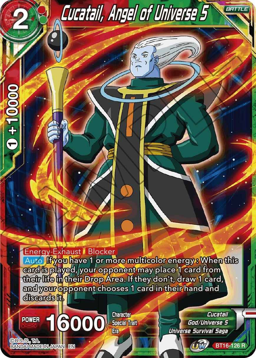 Cucatail, Angel of Universe 5 (BT16-126) (Realm of the Gods) (DBS-B16)