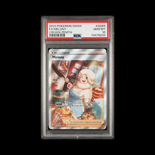 Pokemon Slab Melony GG64 PSA 10 Gem 2023