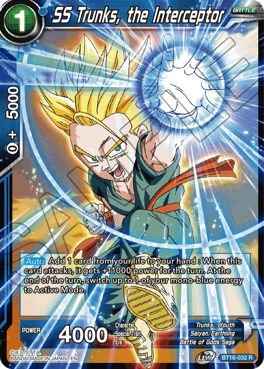 SS Trunks, the Interceptor (BT16-032) (Realm of the Gods) (DBS-B16)