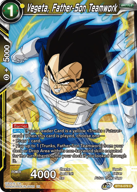 Vegeta, Father-Son Teamwork (BT16-079) (Realm of the Gods) (DBS-B16)