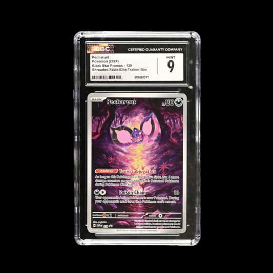 Pokemon Slab Pecharunt 129 CGC 9 Mint 2024