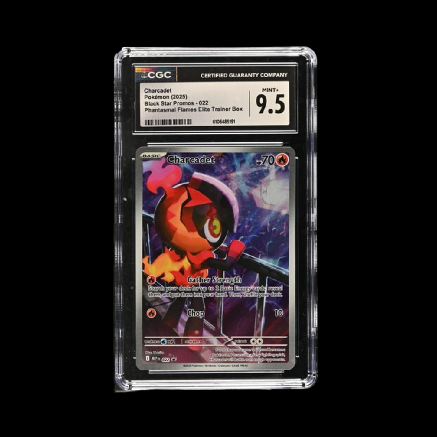 Pokemon Slab Charcadet 022 CGC 9.5 Mint+