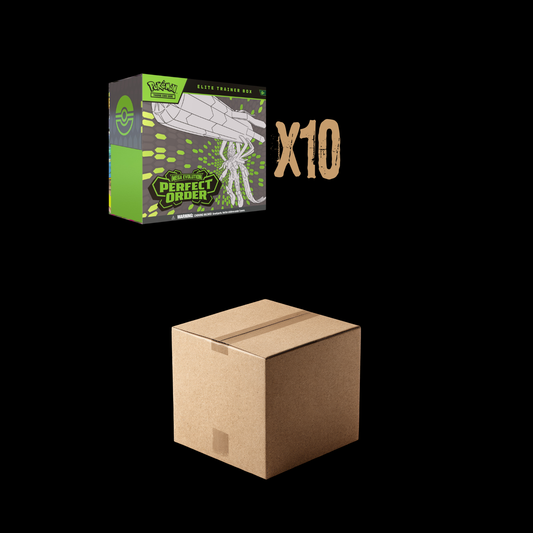 Pokemon Mega Evolution Perfect Order 10x Elite Trainer Box Sealed Case (Ships March 27th)