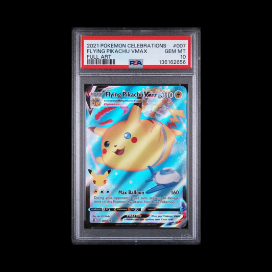 Pokemon Slab Flying Pikachu VMAX 007 PSA 10 Gem 2021