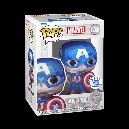 Marvel Captain America Funko Pop! Vinyl Figure #1268 + Protector (Funko Exclusive)