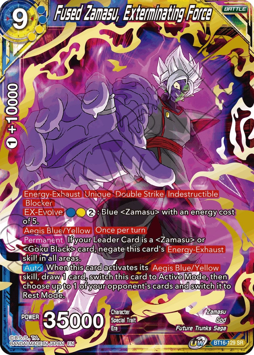 Fused Zamasu, Exterminating Force (BT16-129) (Realm of the Gods) (DBS-B16)