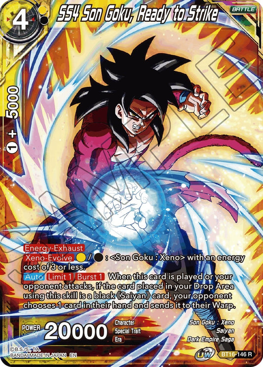 SS4 Son Goku, Ready to Strike (BT16-146) (Realm of the Gods) (DBS-B16)
