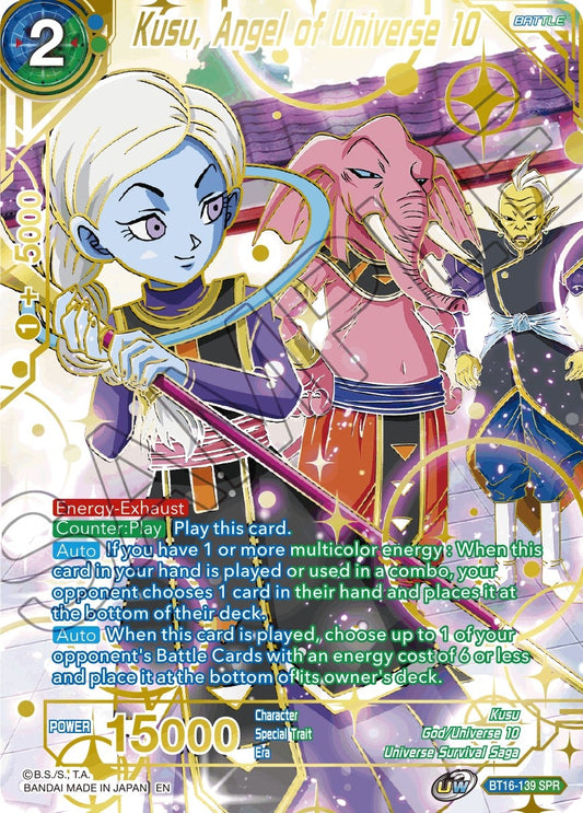Kusu, Angel of Universe 10 (SPR) (BT16-139) (DBS-B16)