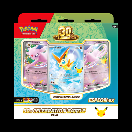 Pokemon 30th Celebration Battle Decks (Ships October 2026)