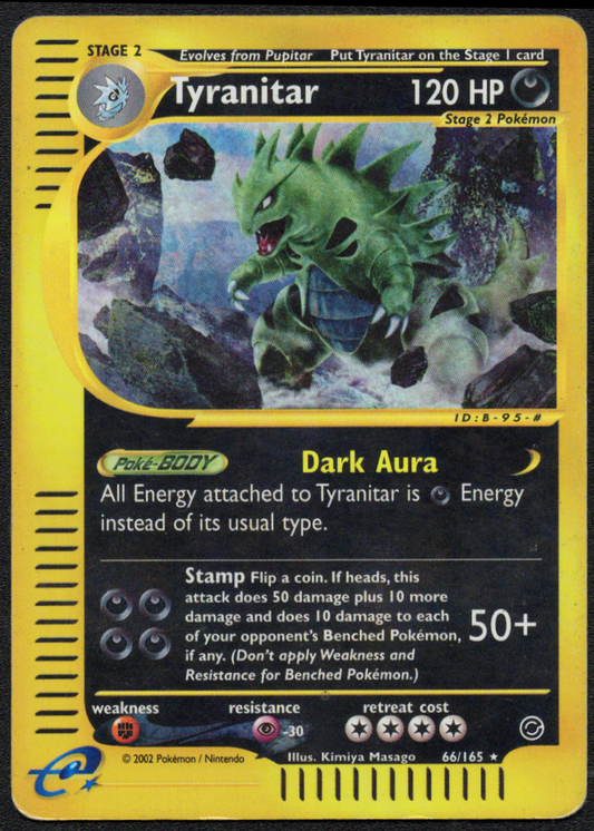 Tyranitar (66) (066/165) (EX)