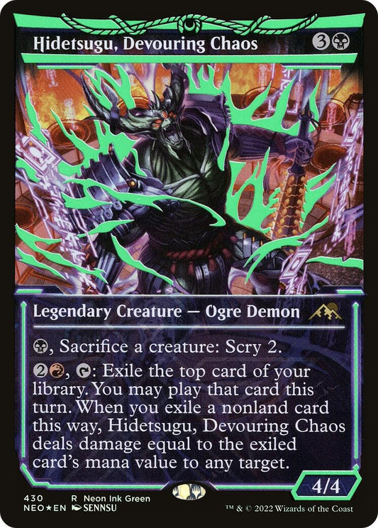 Hidetsugu, Devouring Chaos (Neon Green) (430) (NEO)