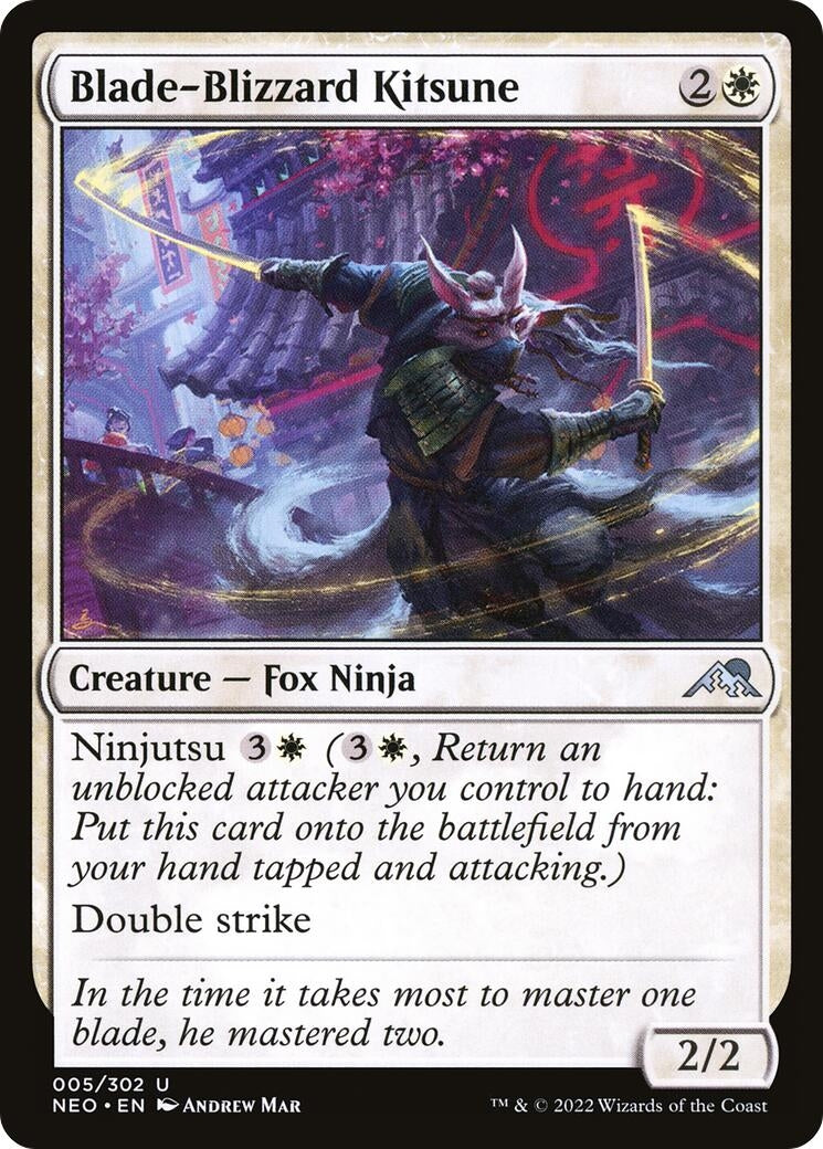 Blade-Blizzard Kitsune (5) (NEO)