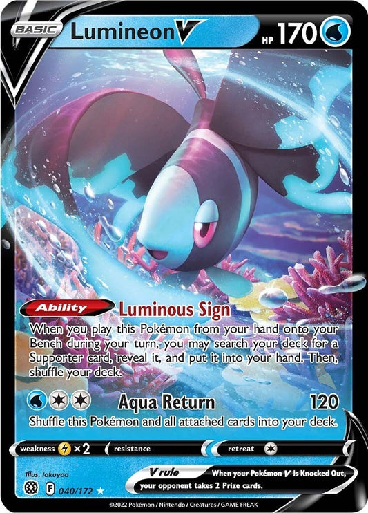 Lumineon V (040/172) (SWSH09: Brilliant Stars) (SWSH09)
