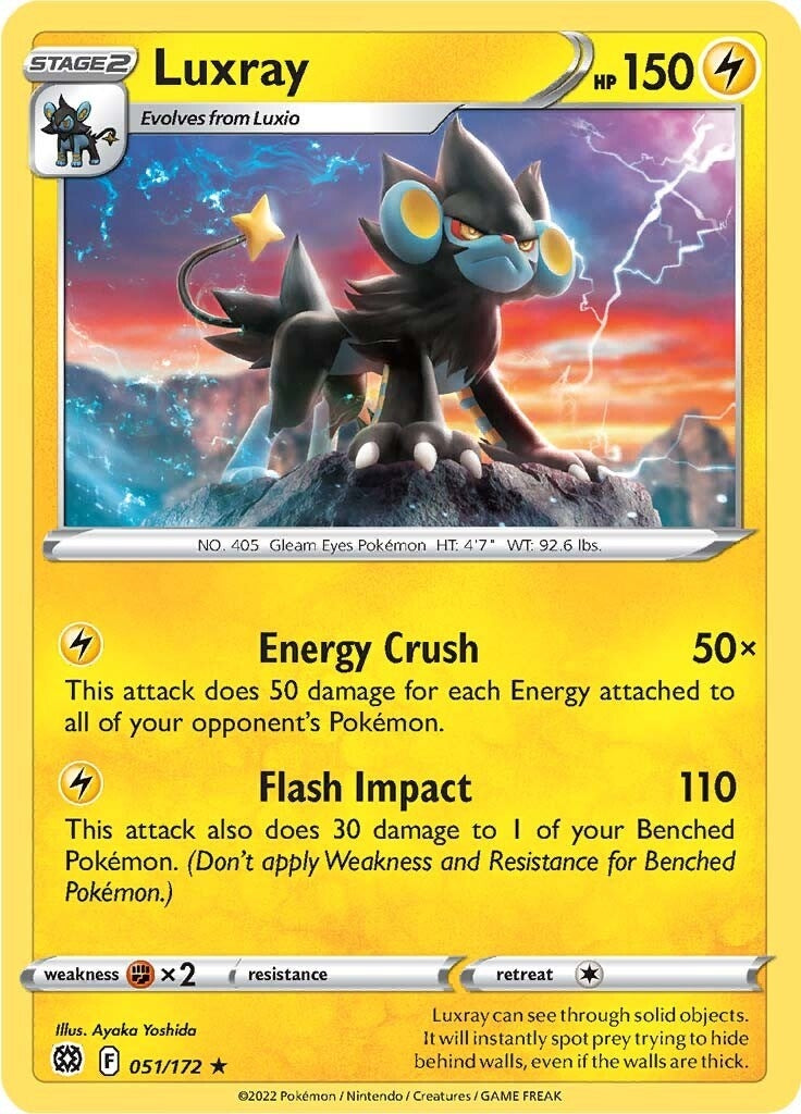 Luxray (051/172) (SWSH09: Brilliant Stars) (SWSH09)