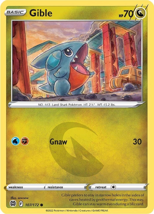 Gible (107/172) (SWSH09)