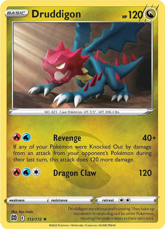Druddigon (113/172) (SWSH09)
