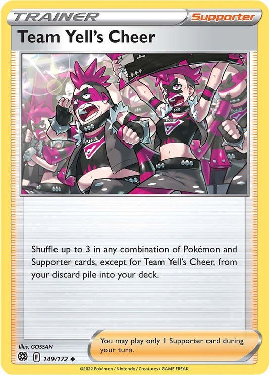 Team Yell's Cheer (149/172) (SWSH09)