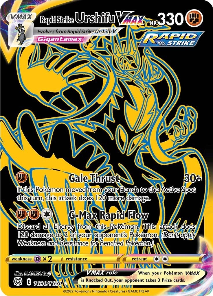 Rapid Strike Urshifu VMAX (Secret) (TG30/TG30) (SWSH09:TG)