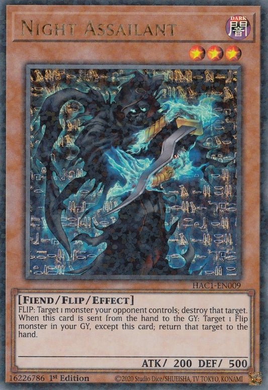 Night Assailant (Duel Terminal) (HAC1-EN009) (HAC1)