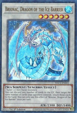 Brionac, Dragon of the Ice Barrier (Duel Terminal) (HAC1-EN051) (HAC1)