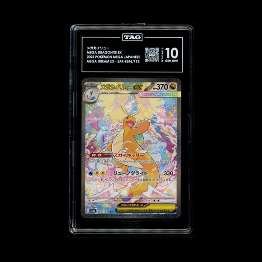 Pokemon JP Slab Mega Dragonite EX 246 Tag 10 Gem Mint 2025