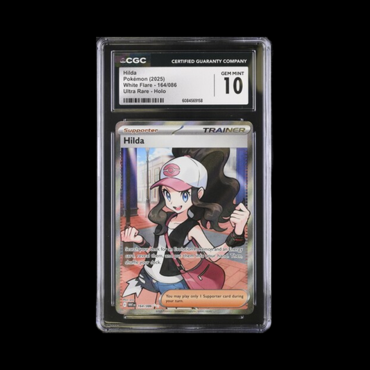 Pokemon Slab Hilda 164 2025 CGC 10 Gem Mint
