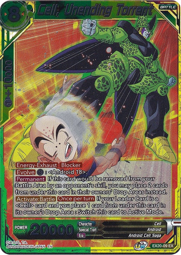 Cell, Unending Torrent (EX20-09) (Expansion Deck Box Set 20: Ultimate Deck 2022) (DBS-BE20)