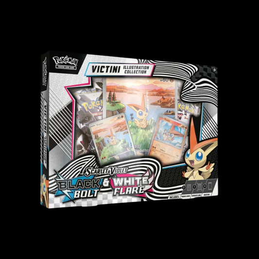 Pokemon Scarlet & Violet Unova Victini Illustration Collection Box
