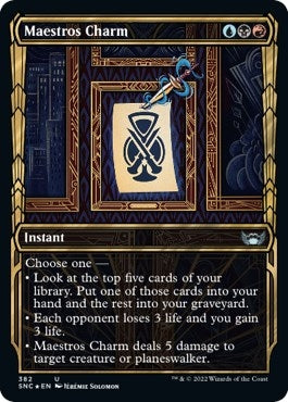 Maestros Charm (Gilded Foil) (382) (SNC)