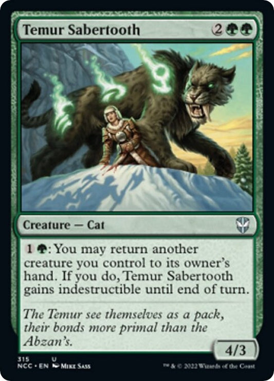 Temur Sabertooth (315) (NCC)