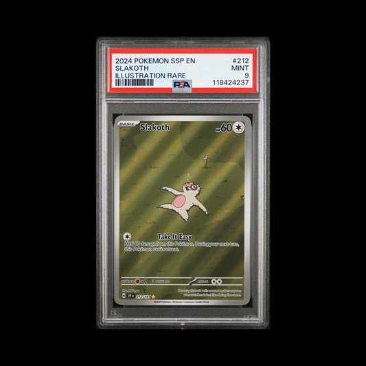 Pokemon Slab Slakoth 212 PSA 9 Mint 2024