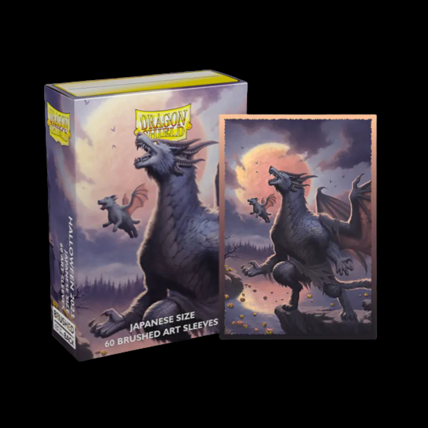 Dragon Shield Japanese Size Halloween 2023 Brushed Art Sleeves 60x