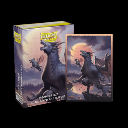 Dragon Shield Japanese Size Halloween 2023 Brushed Art Sleeves 60x