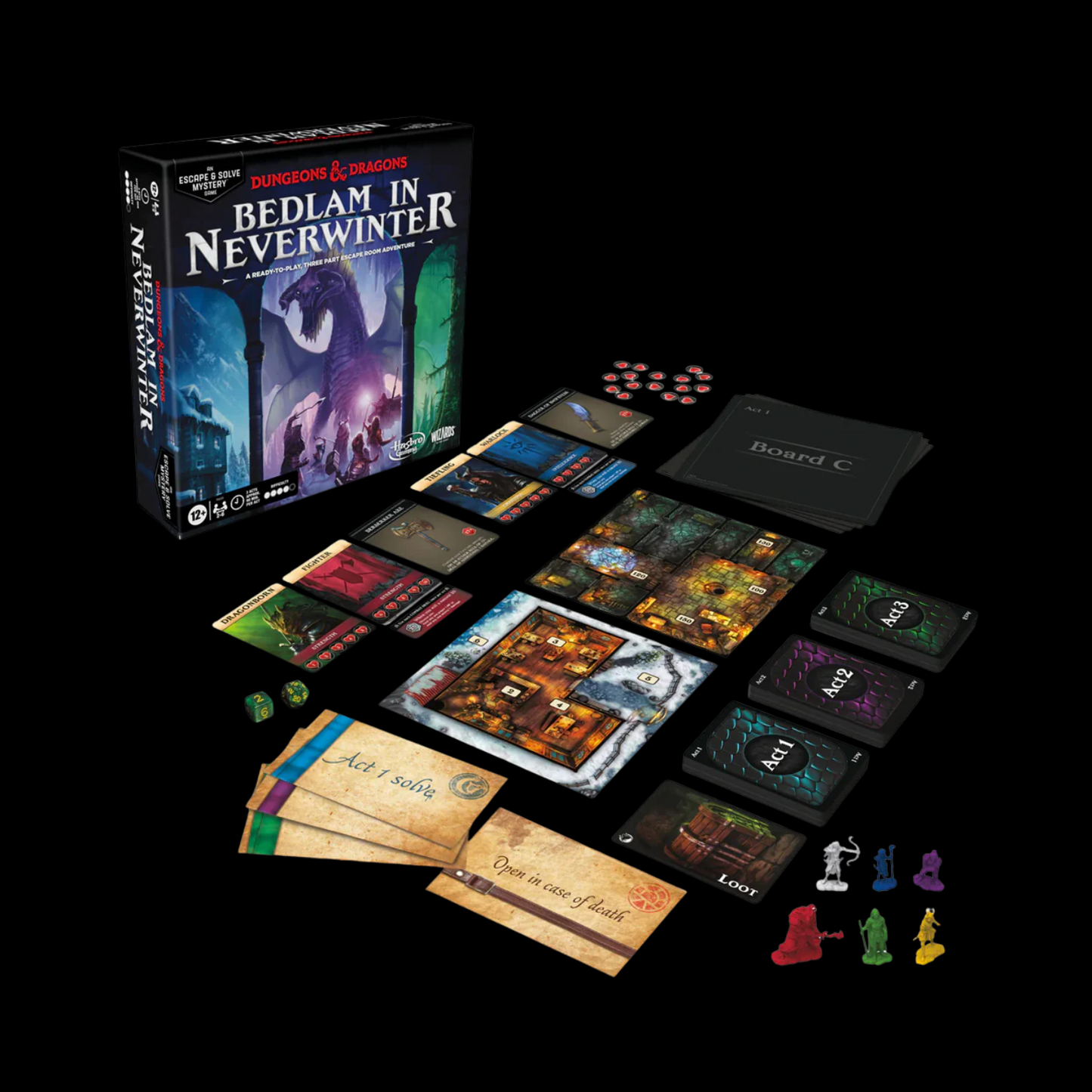 Dungeons & Dragons D&D Bedlam In Neverwinter Board Game