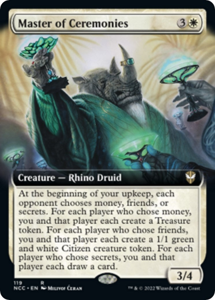 Master of Ceremonies (Extended Art) (119) (NCC)