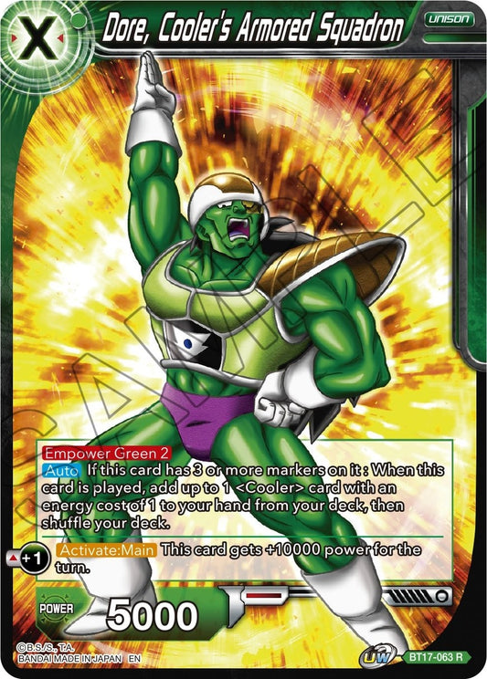 Dore, Cooler's Armored Squadron (BT17-063) (Ultimate Squad) (DBS-B17)