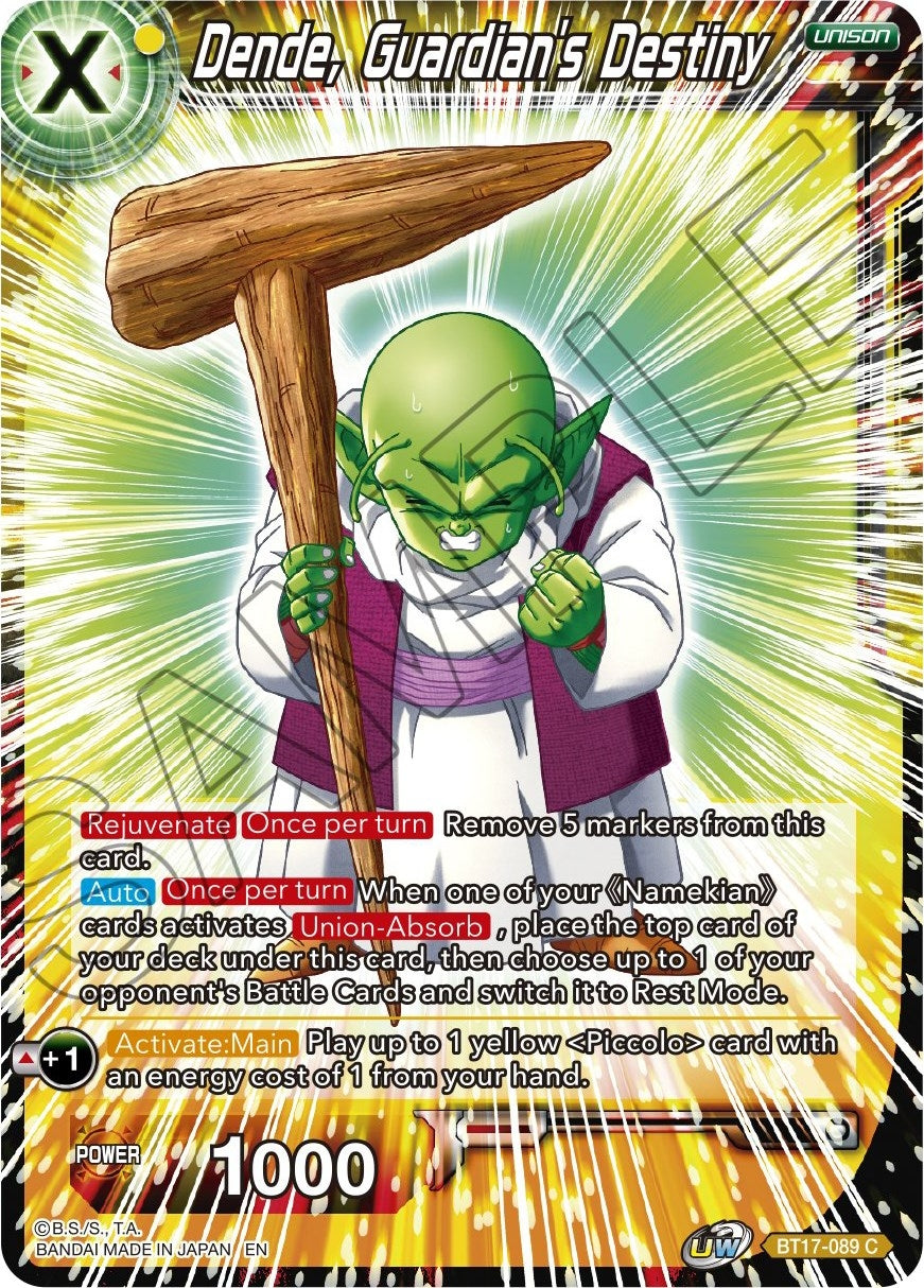 Dende Guardian's Destiny (BT17-089) (Ultimate Squad) (DBS-B17)