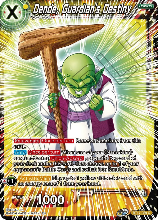 Dende Guardian's Destiny (BT17-089) (Ultimate Squad) (DBS-B17)
