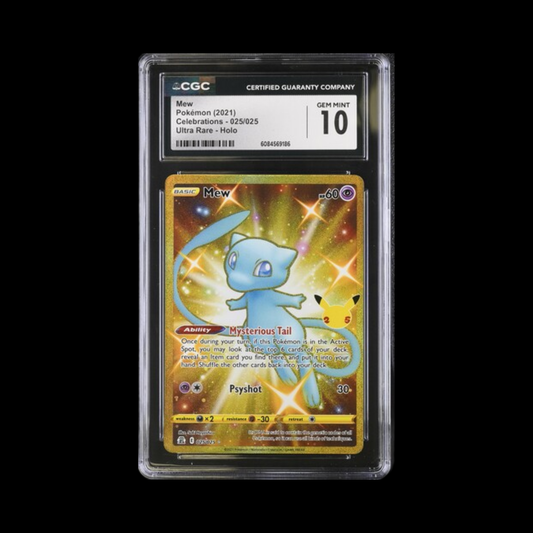 Pokemon Slab Mew 025 2021 CGC 10 Gem Mint