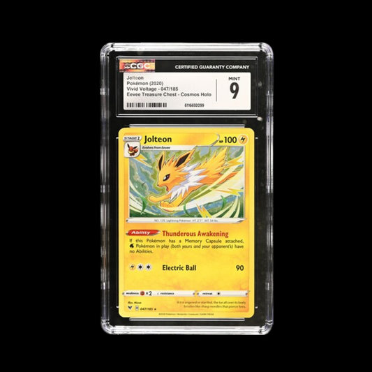 Pokemon Slab Jolteon 047 CGC 9 Mint 2020