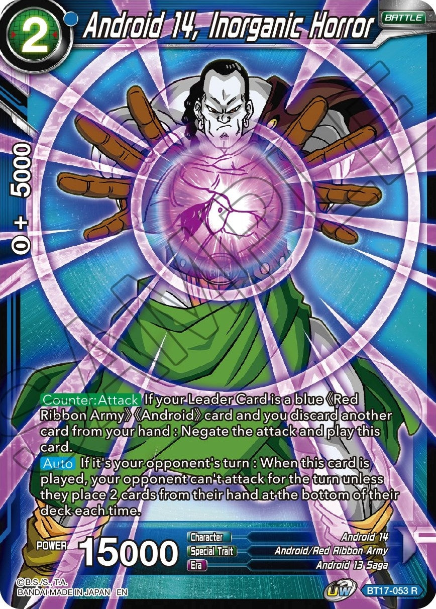 Android 14, Inorganic Horror (BT17-053) (Ultimate Squad) (DBS-B17)