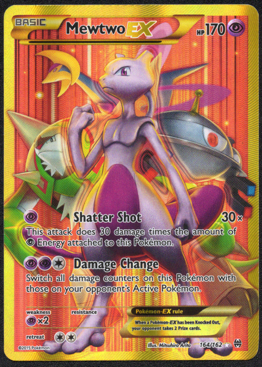 Mewtwo EX (164 Secret Full Art) (164/162) (BKT)