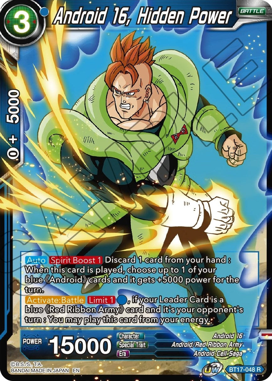 Android 16, Hidden Power (BT17-048) (Ultimate Squad) (DBS-B17)