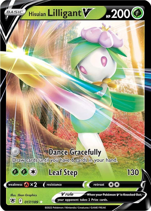 Hisuian Lilligant V (017/189) (SWSH10)