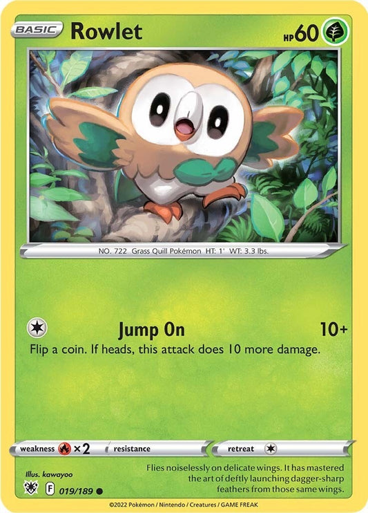 Rowlet (019/189) (SWSH10)