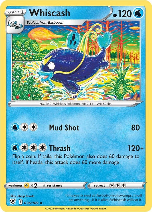Whiscash (036/189) (SWSH10)