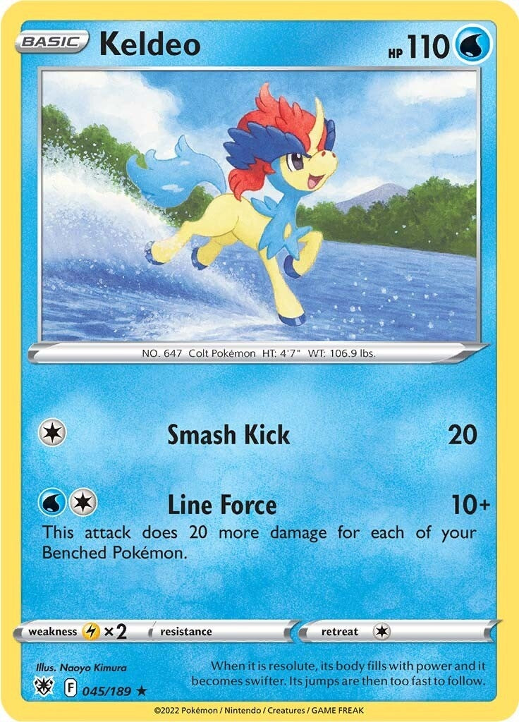 Keldeo (045/189) (SWSH10: Astral Radiance) (SWSH10)